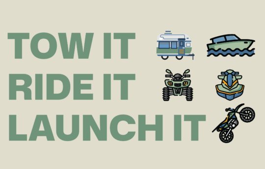 Tow it, Ride it, Launch it