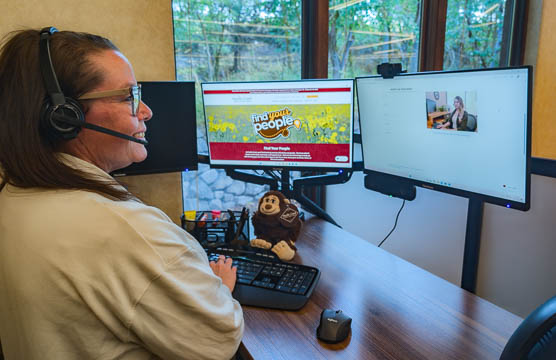 Call center representative